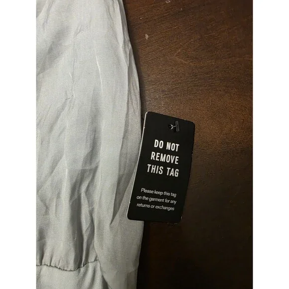 New Express Womens Short Sleeve Bodysuit XS Green NWT - Picture 3 of 5